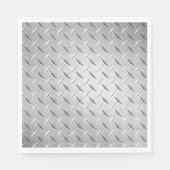 Diamantmetallplatte Serviette (Vorderseite)