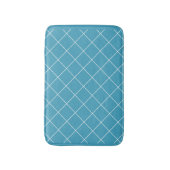 Diamantmuster Aqua Badematte (Vorderseite Vertikal)
