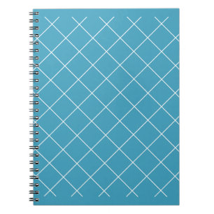 Diamantmuster Aqua Notizblock