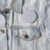 Diamantmuster in Grau und Lavendel Button (Beispiel)