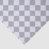 Diamantmuster in Grau und Lavendel Seidenpapier (Ausschnitt)