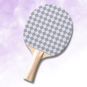 Diamantmuster in Grau und Lavendel Tischtennis Schläger
