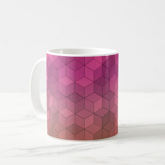 Diamantmuster Kaffeetasse (Vorderseite Links)