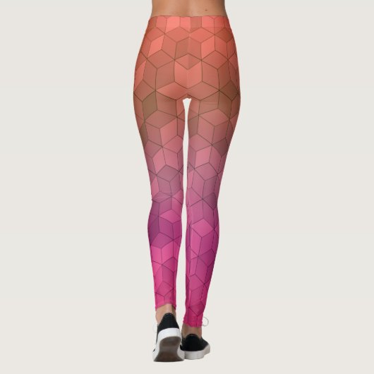 Diamantmuster Leggings (Rückseite)