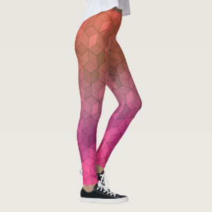 Diamantmuster Leggings