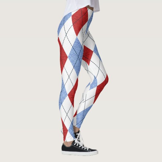 Diamantmuster Leggings (Rechts)