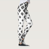 Diamantmuster-Leggings Leggings (Rechts)