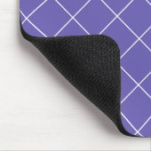 Diamantmuster lila mousepad (Ecke)