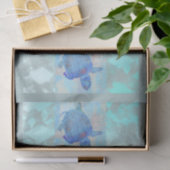 Diamantmuster mit Schildkröten Seidenpapier (Geschenk)