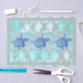 Diamantmuster mit Schildkröten Seidenpapier (Handwerk)