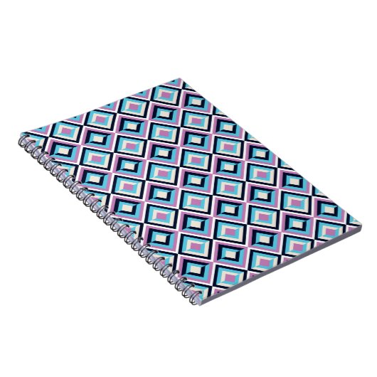 Diamantmuster Notizblock (Rechte Seite)