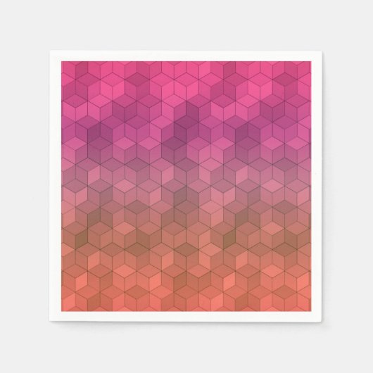 Diamantmuster Serviette (Vorderseite)