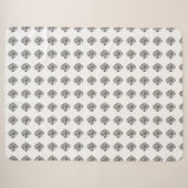 Diamantmuster Sherpadecke (Vorderseite (Horizontal))