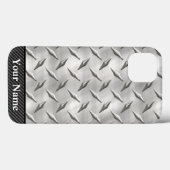 Diamantplatte 1-7 Optionen Case-Mate iPhone Hülle (Rückseite (Horizontal))