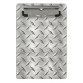 Diamantplatte 1-8 Bildoptionen Mini Klemmbrett (Vorderseite)