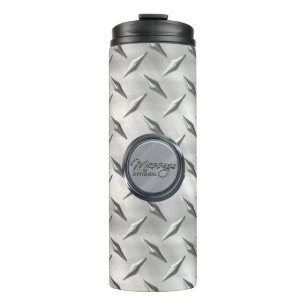 Diamantplatte 1-8 Bildoptionen Thermosbecher