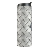 Diamantplatte 1-8 Bildoptionen Thermosbecher (Nach links gedreht)