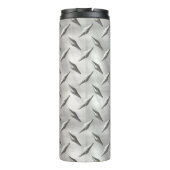Diamantplatte 1-8 Bildoptionen Thermosbecher (Rückseite)