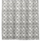Diamantplatte 1 Duschvorhang (Vorderseite)