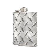 Diamantplatte 1 Wrappkolben Flachmann (Links)