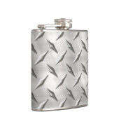 Diamantplatte 1 Wrappkolben Flachmann (Rechts)