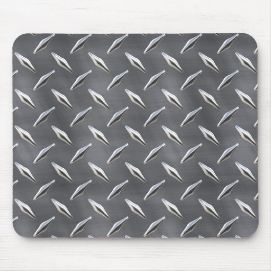 Diamantplatte 3 Mousepad (Vorne)