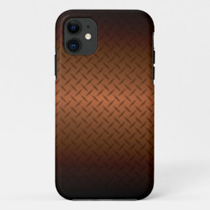 Diamantplatte Aussehen Muster schwarz bis kopperfa Case-Mate iPhone Hülle