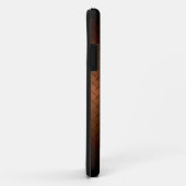 Diamantplatte Aussehen Muster schwarz bis kopperfa Case-Mate iPhone Hülle (Hinten/Rechts)