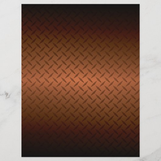 Diamantplatte Aussehen Muster schwarz bis kopperfa Flyer (Vorne)