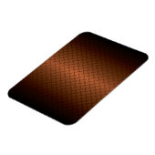 Diamantplatte Aussehen Muster schwarz bis kopperfa Magnet (Linke Seite)