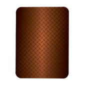 Diamantplatte Aussehen Muster schwarz bis kopperfa Magnet (Vertikal)