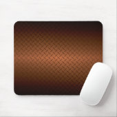 Diamantplatte Aussehen Muster schwarz bis kopperfa Mousepad (Mit Mouse)