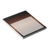 Diamantplatte Aussehen Muster schwarz bis kopperfa Notizblock (angewinkelt)