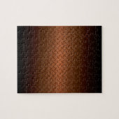 Diamantplatte Aussehen Muster schwarz bis kopperfa Puzzle (Horizontal)