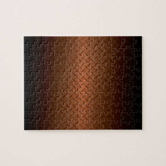 Diamantplatte Aussehen Muster schwarz bis kopperfa Puzzle (Horizontal)