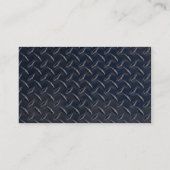 Diamantplatte Foto Visitenkarte (Rückseite)