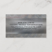 Diamantplatte | Industrie Visitenkarte (Rückseite)