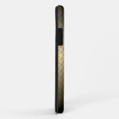 Diamantplatte Muster mit Schwarz-Gold-Fassade Case-Mate iPhone Hülle (Hinten/Rechts)