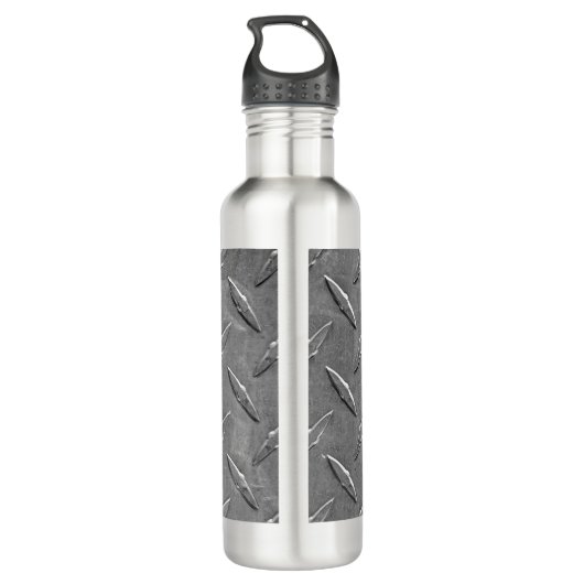 Diamantplatte Trinkflasche (Rückseite)