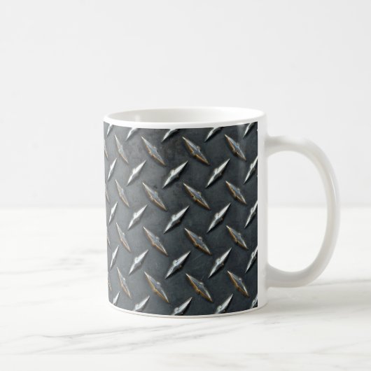 Diamantplatten-Tasse Kaffeetasse (Rechts)