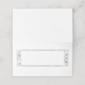 Diamantrahmen Platzkarte (Außenseite Aufgefaltet)