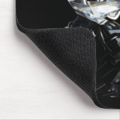 Diamantring auf Schwarzem Mousepad (Ecke)