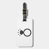 Diamantring Gepäckanhänger (Vorderseite vertikal)