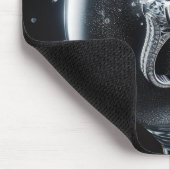 Diamantring in Wasserglas Mousepad (Ecke)