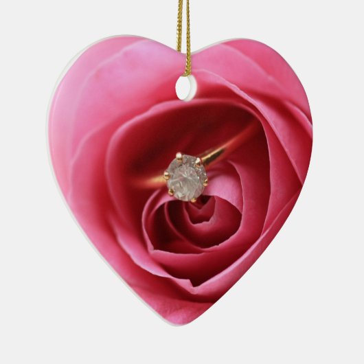 Diamantring Keramik Ornament (Rechts)