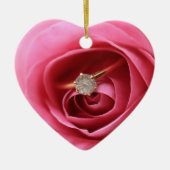 Diamantring Keramik Ornament (Vorne)