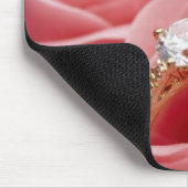 Diamantring-Rose Mousepad (Ecke)