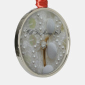 Diamantring-Vorschlag Ornament Aus Metall (Rechts)