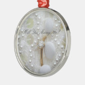 Diamantring-Vorschlag Ornament Aus Metall (Links)