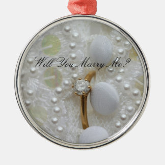 Diamantring-Vorschlag Ornament Aus Metall